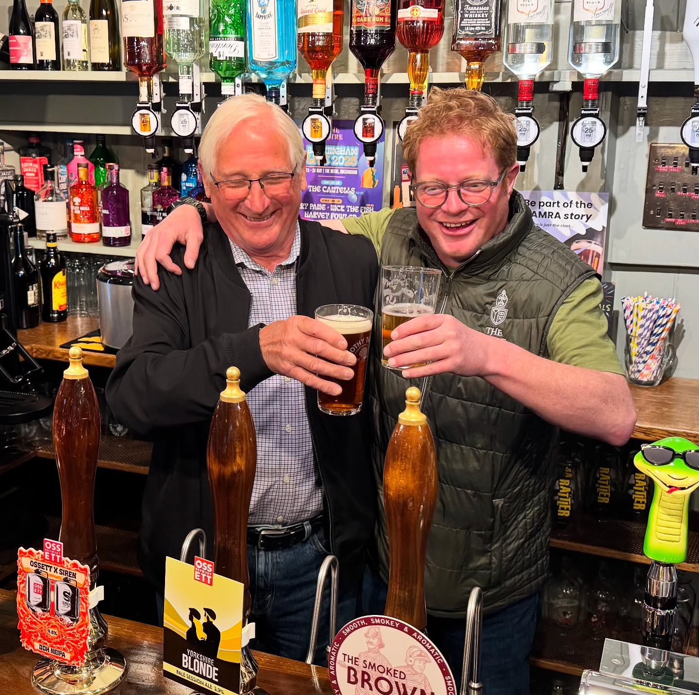 Landlord Peter Edwards at The Mitre Pub in Buckingham