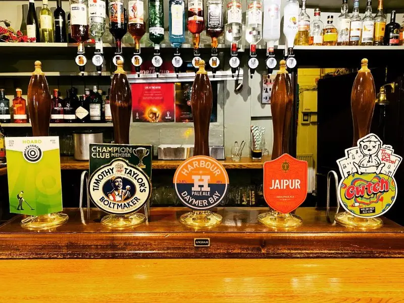 Angram Ale Pumps at The Mitre Pub in Buckingham