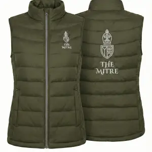 Ladies Mitre Gilet in Green
