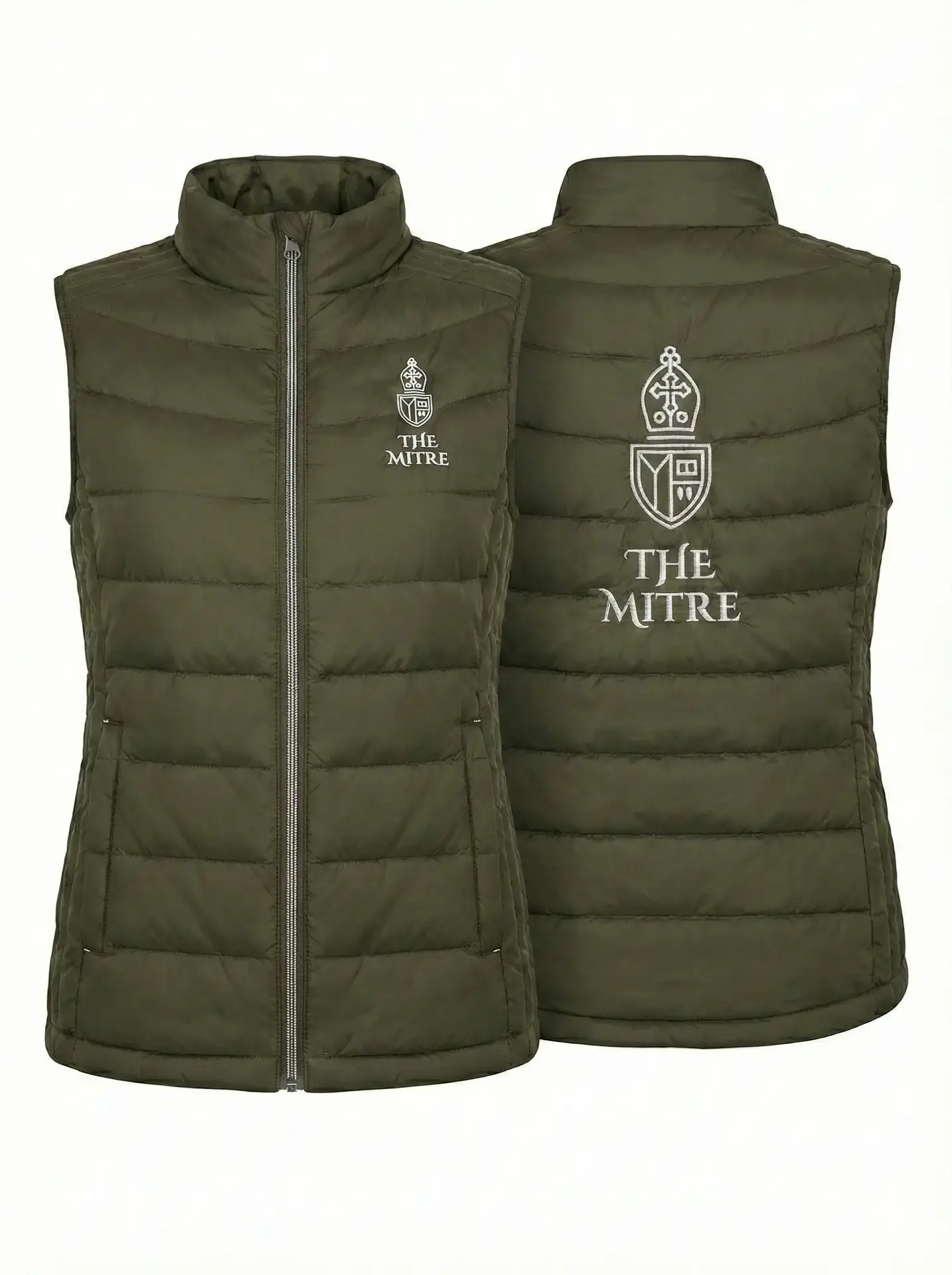 Ladies Mitre Gilet in Green