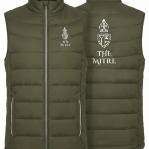 Mens Mitre Gilet in Green