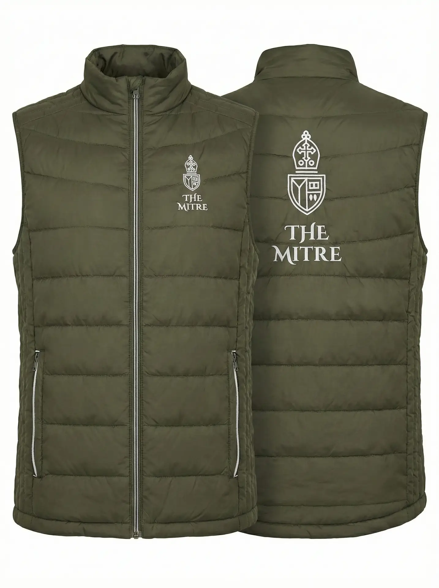 Mens Mitre Gilet in Green